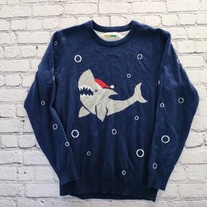 Tipsy Elves Boy Girl Toddler Shark Christmas Sweater Size XL